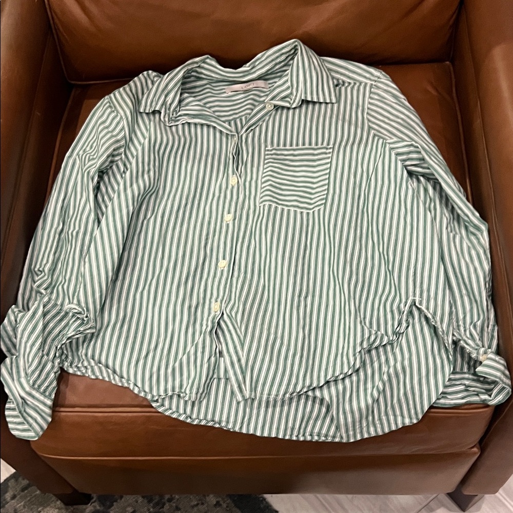 Green Striped woman’s Shirt